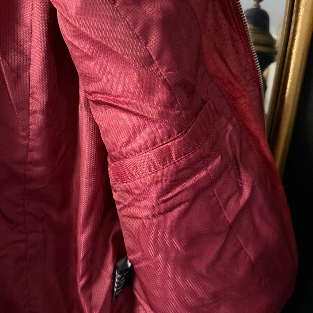 Adler Collection Women’s Red Genuine Leather Zipper Jacket Classic Stylish - Picture 11 of 12
